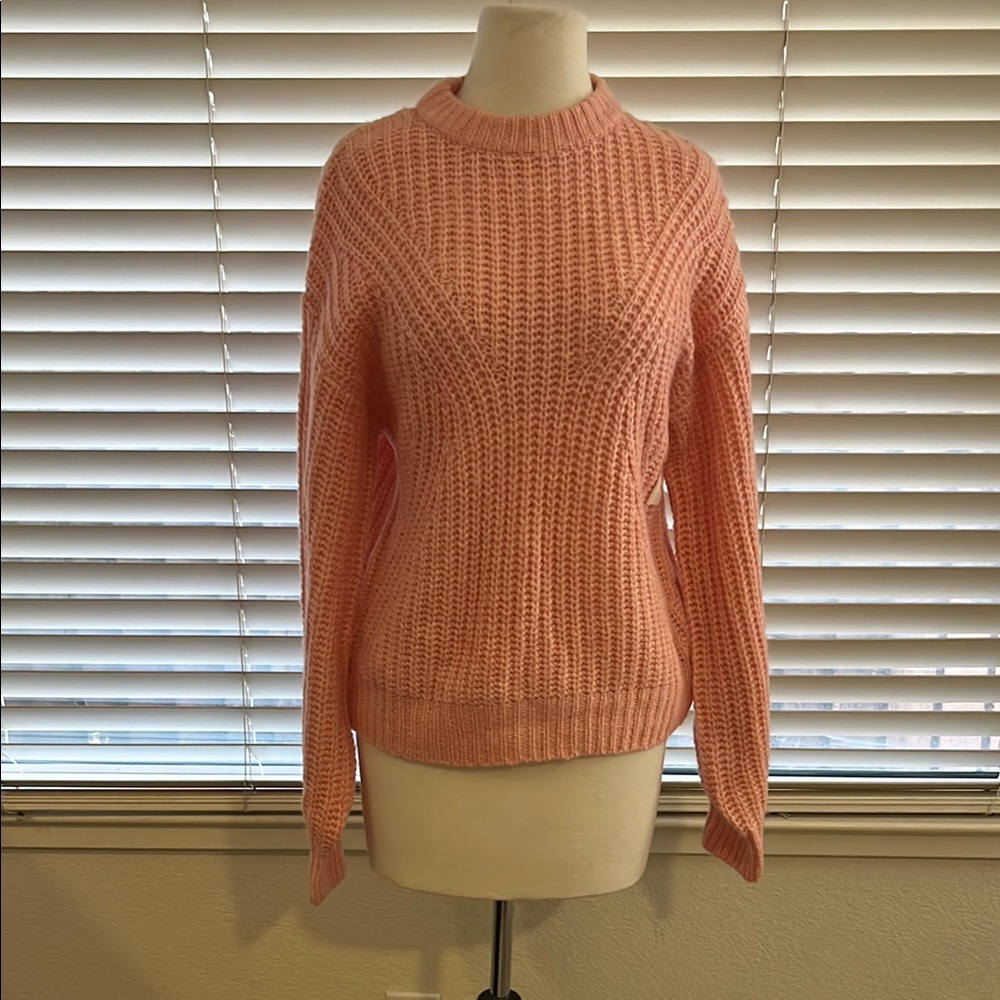 a new day Coral Crew Neck Sweater